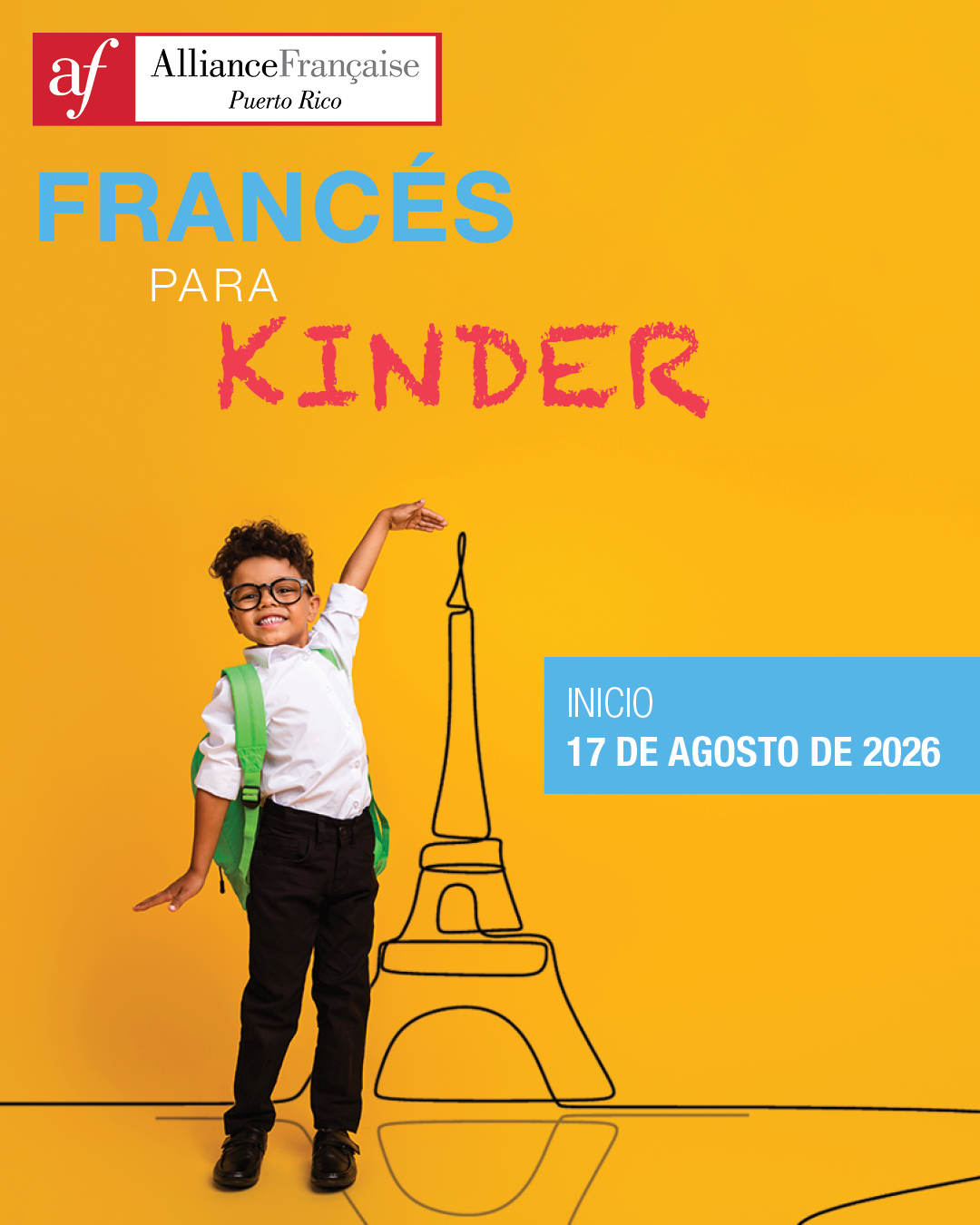 Clases de francés para Kinder con la Alliance Francaise Puerto Rico