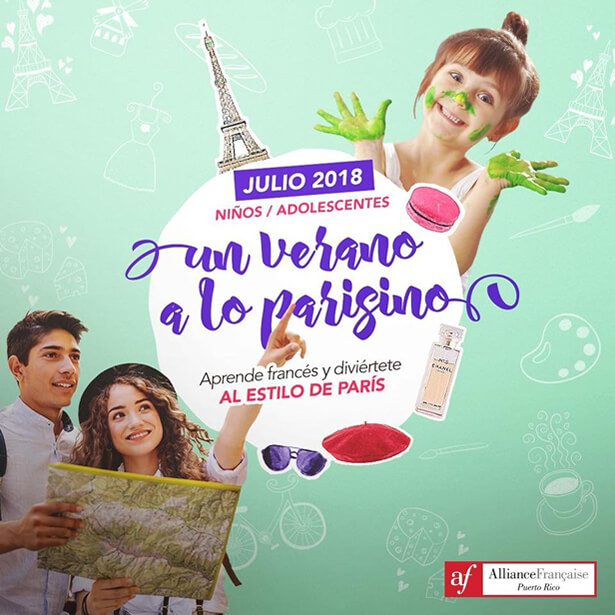 Campamento de verano para aprender francés y aprender de la cultura francófona. Diversión, entretenimieto y aprendizaje durante el verano