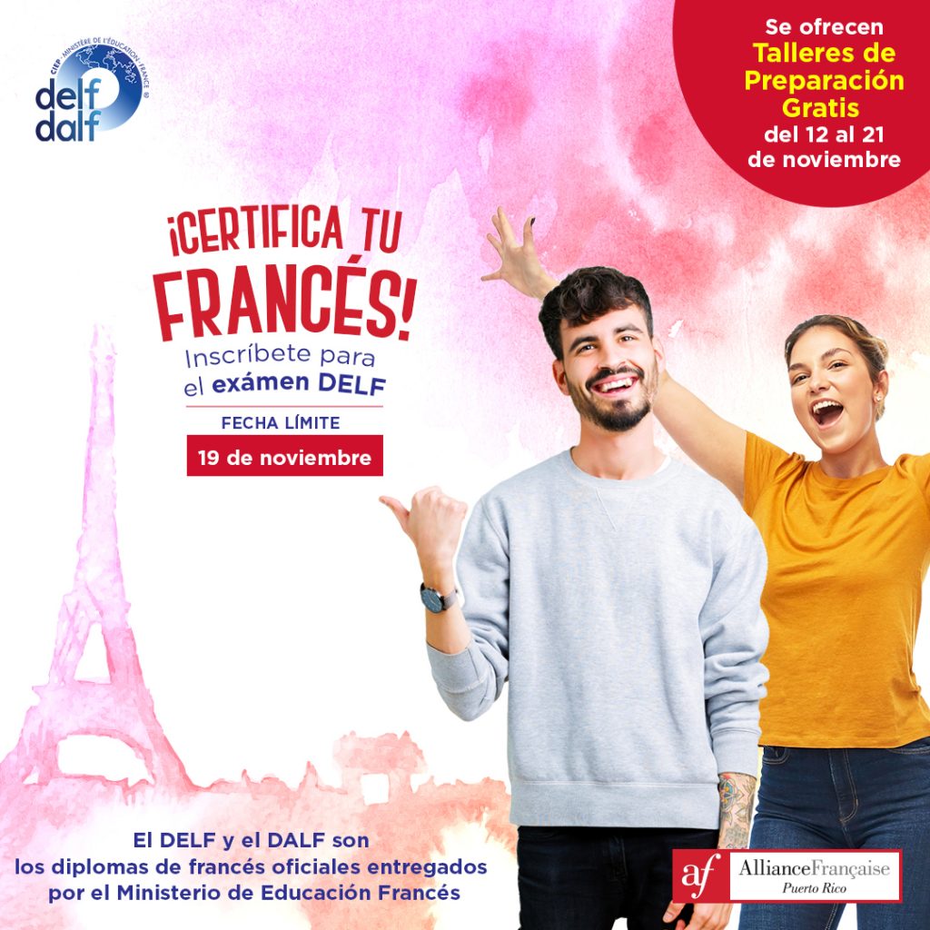 DELF y DALF en la Alliance Francaise Puerto Rico