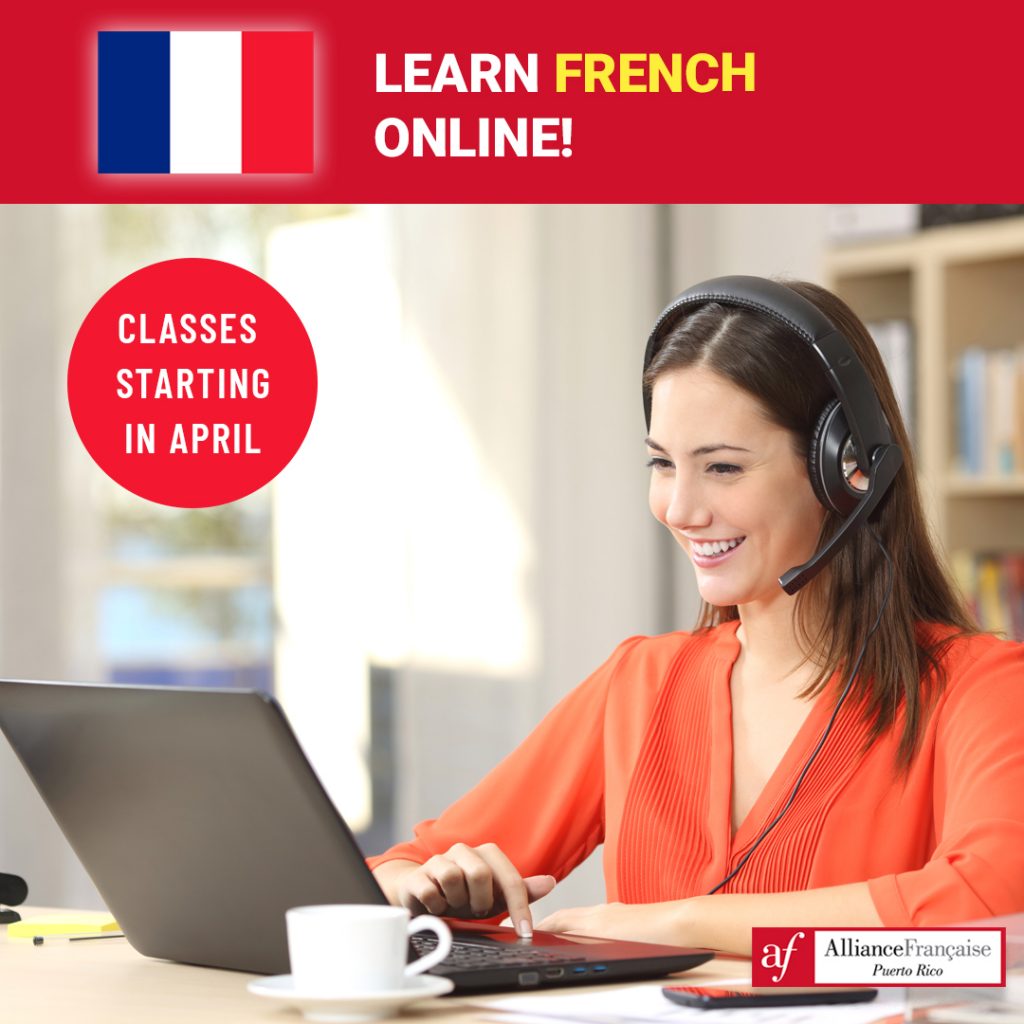 Inscríbete para clases de francés en San Juan en la Alliance Francaise.