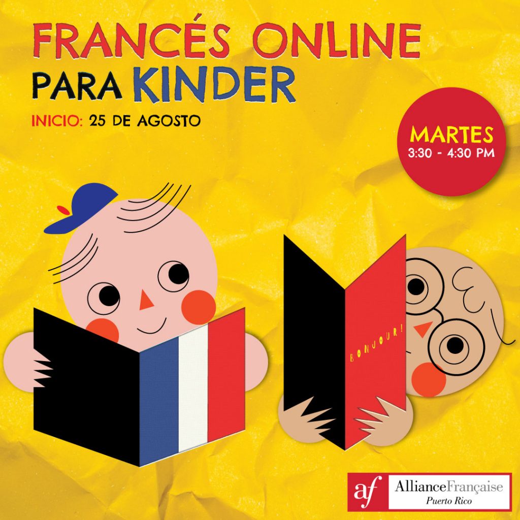 Clases de francés para Kinder con la Alliance Francaise Puerto Rico