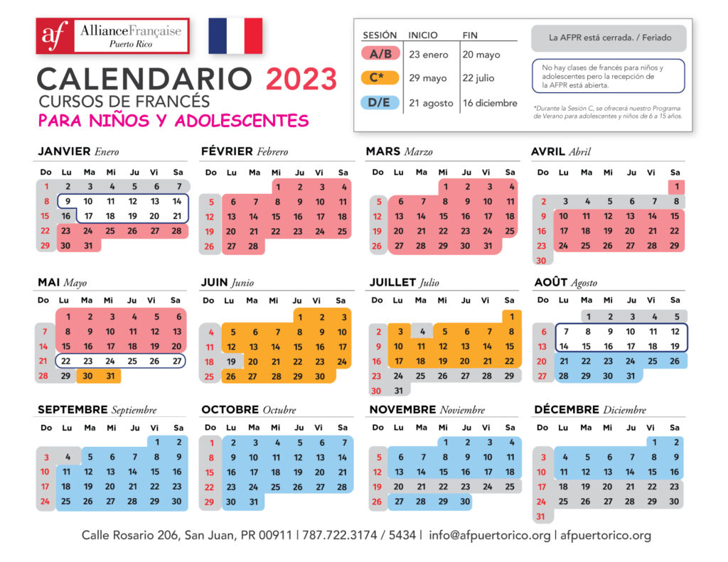 Calendario 2023 Niños y adolescentes_AF Puerto Rico