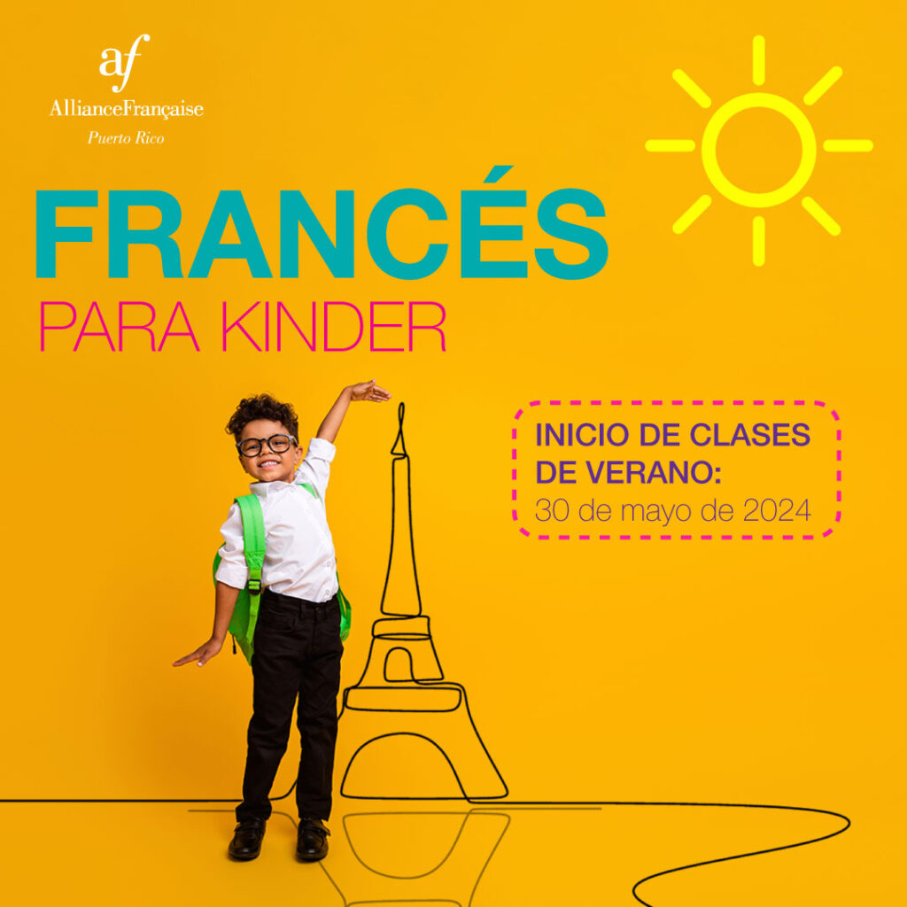 Clases de francés para Kinder con la Alliance Francaise Puerto Rico