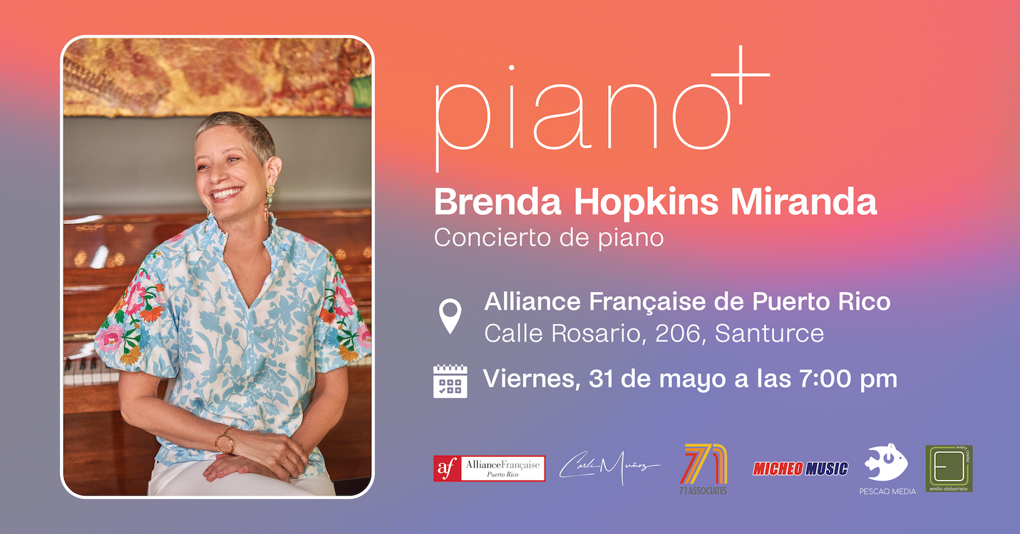 Concierto de Brenda Hopkina Miranda en la Alliance Française de Puerto Rico el 31 de mayo de 2024