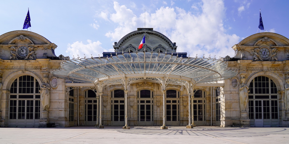 historic building of the Vichy Opera and Casino in auvergne Puy de Dome France