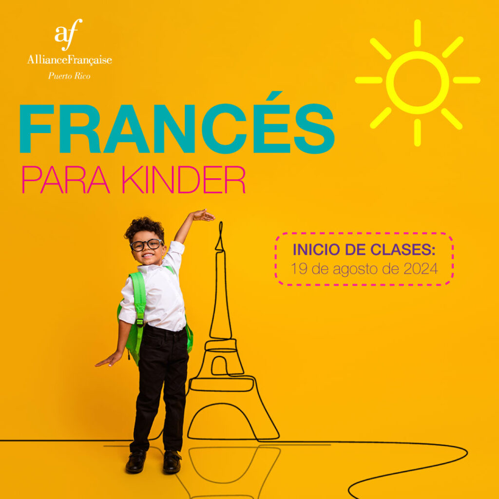 Clases de francés para Kinder con la Alliance Francaise Puerto Rico