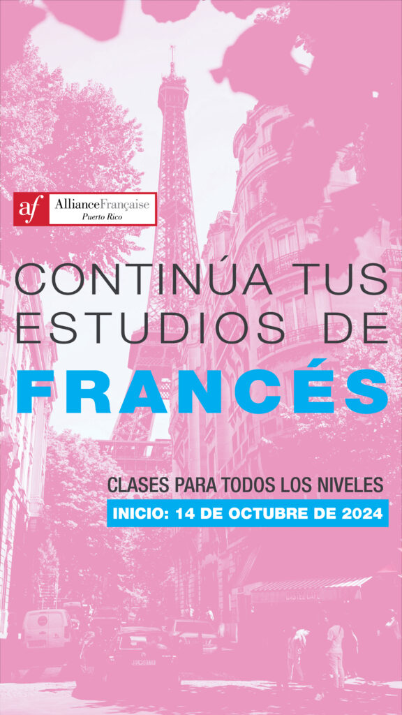 La Alliance Française de Puerto Rico ofrece cursos de francés presenciales y virtuales para adultos.